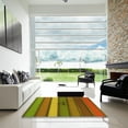 thumbnail image 7 of Ahgly Company Machine Washable Indoor Square Transitional Mahogany Brown Area Rugs, 6' Square, 7 of 7