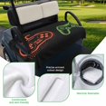 thumbnail image 5 of Golf Cart Seat Covers for 2 Seater,Game Controller Soft Microfiber Cart Seat Towel Blanket,Modern Art Gaming Handheld Black Absorbent Breathable Non Slip Bench Seats Protector for Golf Course 51"x31", 5 of 9