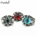 thumbnail image 2 of MENDEL Cool Mens Stainless Steel Dragon Claw Blue Evil Eye Eyeball Ring Sz 7-13, 2 of 6