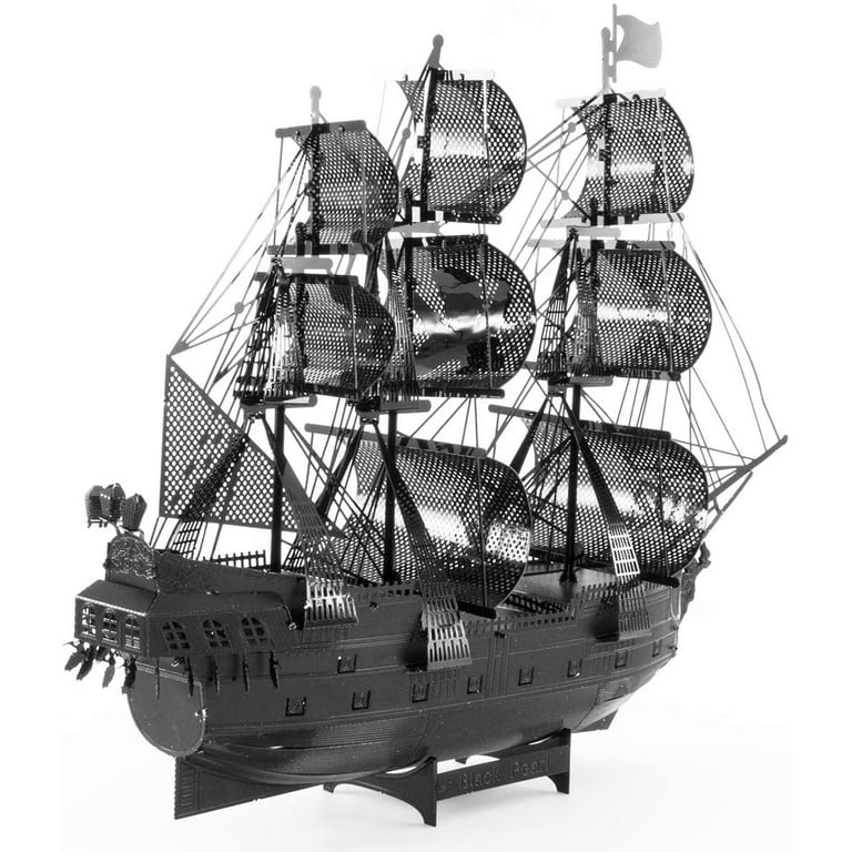 Metal Earth ICX016B Model Kit Black Pearl Ship Version Moderate