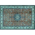 thumbnail image 1 of Ahgly Company Indoor Rectangle Persian Light Blue Traditional Area Rugs, 2' x 4', 1 of 4