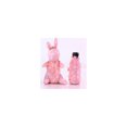 thumbnail image 1 of Compact Folding Umbrella,Cute Rabbit Art Smiling Dog,Easy Carrying Travel Rain Umbrella, Pink, 1 of 8