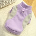 thumbnail image 2 of Classic Fleece Sweatshirt for Small Dogs and Cats, Pullover Jumper - Purple, L, 2 of 8