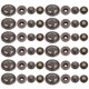 thumbnail image 3 of Crafts Metal Snap Button Kit In Heart Shape With Stylish Dark Brown Finish Perfect For Women And Handbags 20 Sets, 3 of 3
