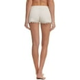thumbnail image 2 of MINKPINK Women's Dreamweaver Tassle Shorts, Cream, Large, 2 of 2