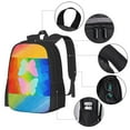 thumbnail image 4 of DouZhe Lightweight Backpack, Rainbow Heaven LGBT Butterfly Prints Travel Outdoor Hiking Bag School Bookbag Casual Daypack Backpacks for Women Men, 4 of 7