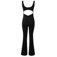 thumbnail image 6 of oqasdz Womens Leggings Tights Fitting Exercise Lifting Yoga Jumpsuit with Chest Pad Yoga Pants L, 6 of 6