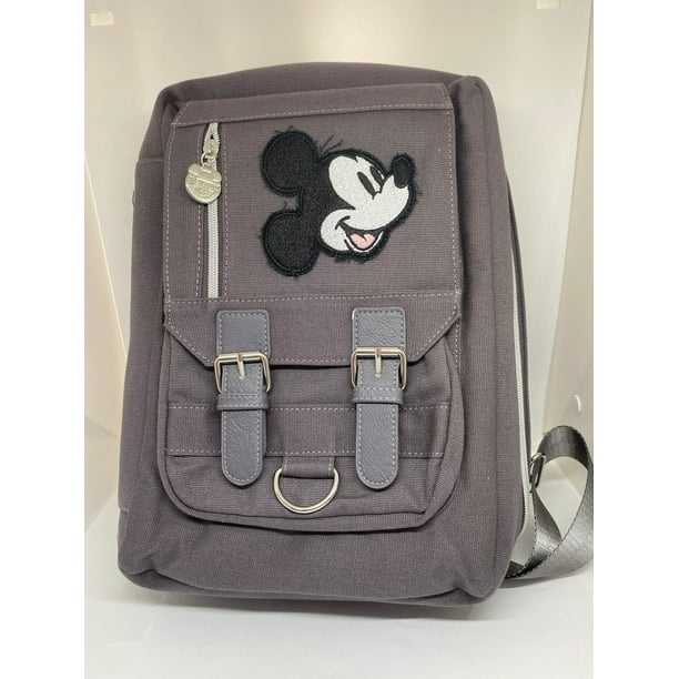 Disney Parks Trading Pin Backpack Grey NEW Disney Pin Trading 25th Anniversary Bag Now Available at  main image 2