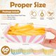 thumbnail image 2 of Bandejas de comida Dunzoom, papel pastel, 60 unidades, desechables, 4 colores, 2 of 7