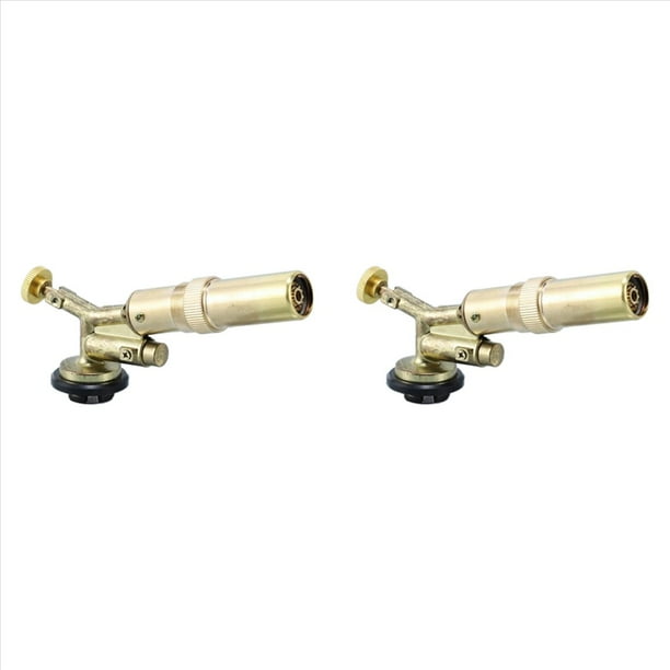 2X Antorcha de Soldadura Quemador de Gas Llama Herramienta Soplador de Cobre Puro Suministros de Soldadura de Gas Barbacoa de Encendido Automático de Cocina