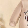 thumbnail image 7 of Quealent Infant Baby Boy Game Day Outfit One Piece Football Romper Newborn Long Sleeve Onesie Winter Clothes (Beige, 12-18 Months), 7 of 7