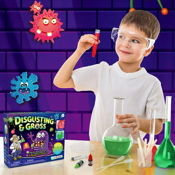 Chemistry Experiments 3 Disgusting Gross Science Experiments For Children Young Chemist set Educational Toys Kids Gifts