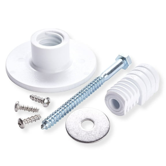 Solid Mount Grab Bar Kit - Patented Mounting Kit for Fiberglass Wall in Bathtubs & Showers/ANSI & ADA Standards/1 Kit Mounts 1 Grab Bar