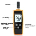 thumbnail image 4 of Digital Temperature Humidity Meter High Precision Thermometer Hygrometer Humidity Gauge Monitor Min/Max Hold LCD Backlight, 4 of 8