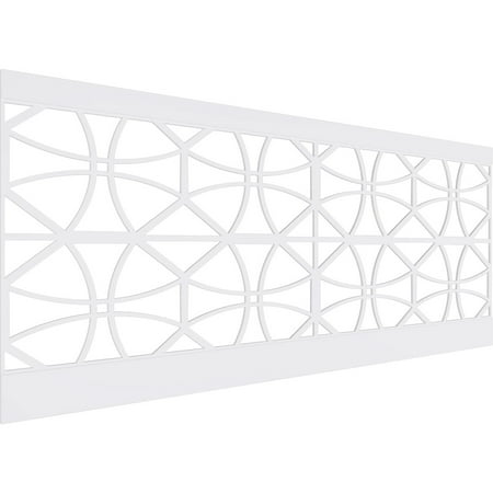 

Ekena Millwork 40 H x 94 1/2 W Haswell PVC Wainscot Paneling Kit
