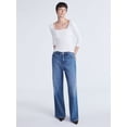 thumbnail image 2 of Scoop Women's Contour Top with Long Sleeves, Sizes XS-XXL, 2 of 5