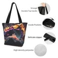 thumbnail image 4 of Disketp Explosive Fluid Splash Art for Women’s Casual Shoulder Tote Bag Cross-body Handbags for Shopping, Travel and Daily Use, 4 of 6