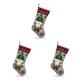 thumbnail image 5 of Yuarrent Calcetín de Navidad Decoración sin rostro Colgante Bolsa de media de felpa de Navidad Adorno de fiesta Regalo de Año Nuevo Chimenea Type1 NO1, 5 of 6