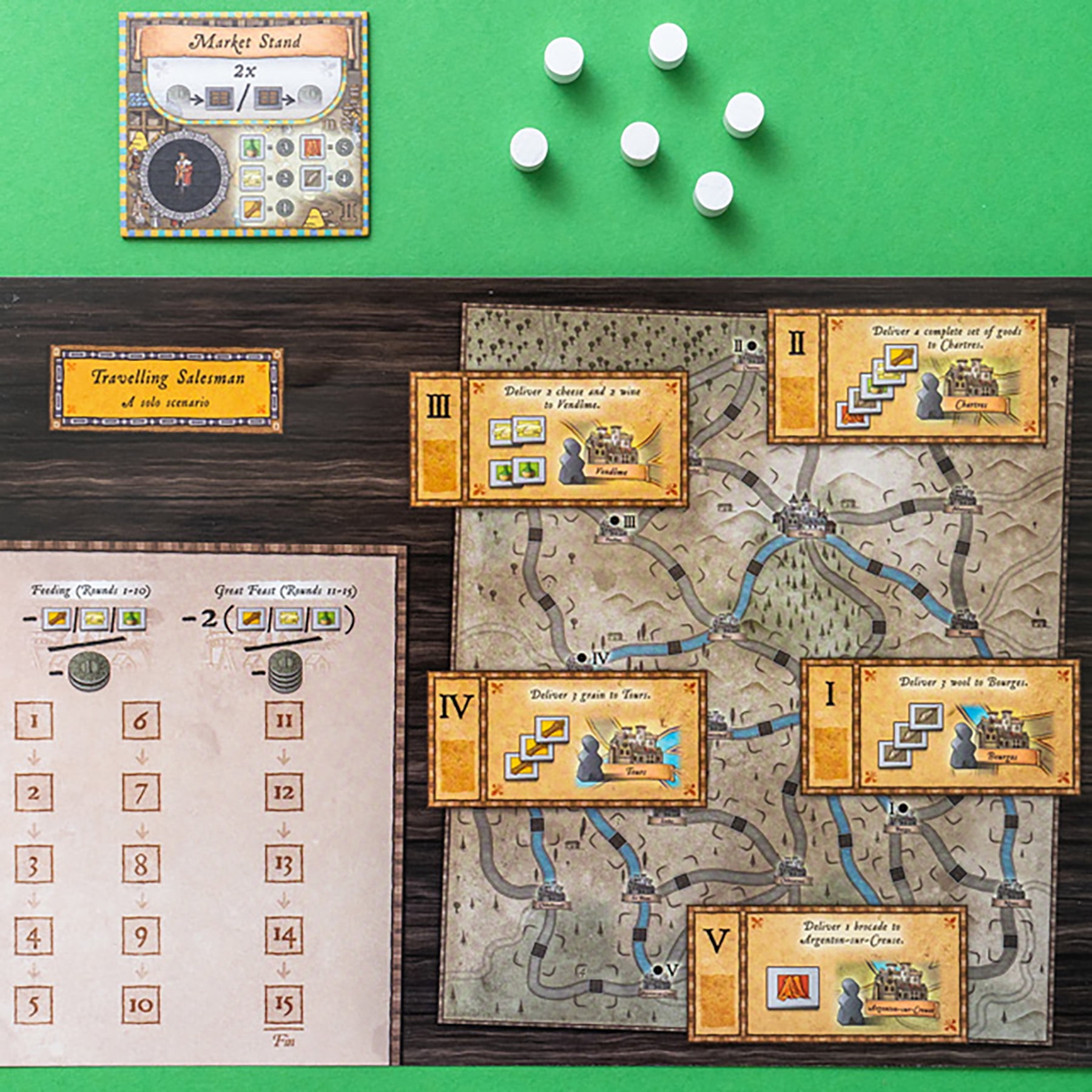 Capstone Games: Orleans: Invasion - Expansion to Orleans Strategy Board Game , 1-5 Players, Ages 12+, 90 to 120 Min Game Play