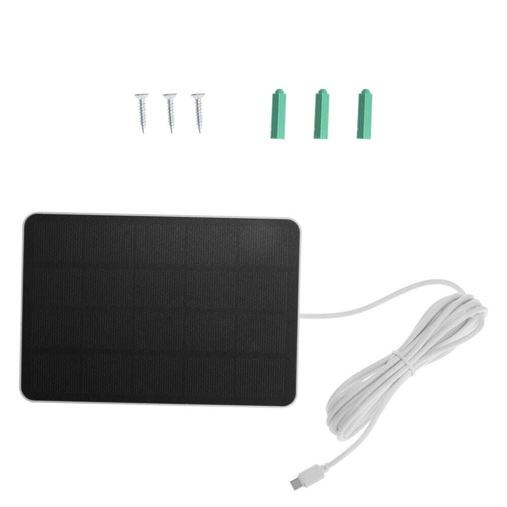 Waterproof Solar Panel Kit Essential Spotlight Camera Doorbell Charger