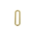 thumbnail image 2 of B9601 Natural Brass, Single Loop, Solid Brass-LL, Multiple Sizes, 2 of 10