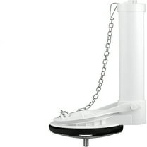 HIBIBUD 2-Inch Toilet Flush Valve Replacement Kit: Universal One Piece Toilet Tank Drain Toilet Fill Valve Replacement with Flapper & Chain,Toilet Tank Internal Repair Kit