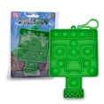 thumbnail image 1 of Minecraft Mini Bubblerz Fidget Bubble Popper Backpack Hanger (Creeper Cow Steve Alex), 1 of 5