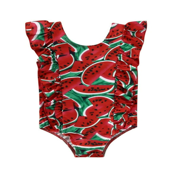 Maillot de Bain une Pièce pour Filles Tankini Sans Manches Bikini Tenue de Plage