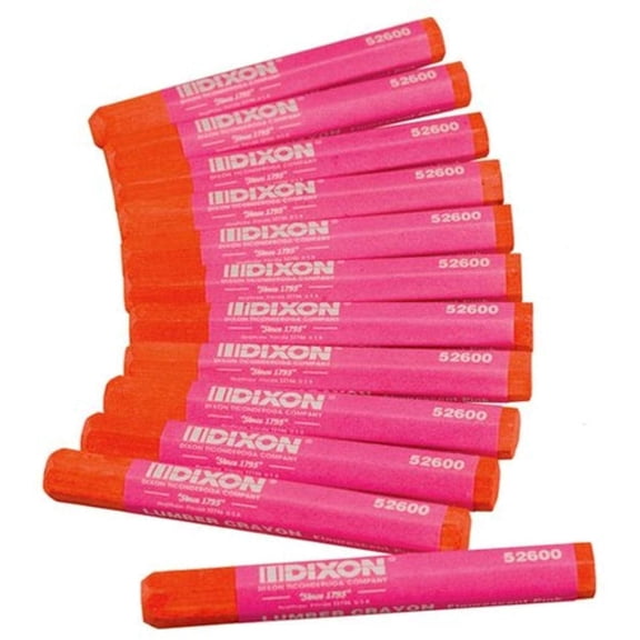 CRAYON - FLUORESCENT PINK - (12/PKG)