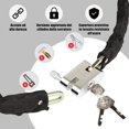 thumbnail image 3 of Candado antirrobo para cadena de bicicleta YONGSHENG 80 cm con 3 llaves, 3 of 5