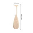 thumbnail image 3 of Wooden Paddle for Kids Lightweight Canoe Oar with Ergonomic Grip for Water Sports Ideal for Boating Kayaking and Surfing, 3 of 6