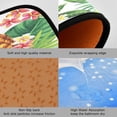 thumbnail image 3 of Summer Tropical Pineapple Floral Kitchen Rugs and Mats 2 Pcs, Palm Leaves Non-Slip Floor Runner Mat for Living Room Bedroom Dorm Hallyway Home Decor, 3 of 6