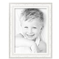 thumbnail image 2 of ArtToFrames 16" x 22" Majestic White Picture Frame, 16x22 inch Silver Wood Poster Frame (WOM-5198),  Pack, 2 of 7