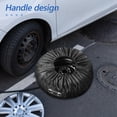 thumbnail image 1 of Raindrops 4Pcs Rv Spare Tire Covers Black Polyester Taffeta for Wide Compatibility Tires, 1 of 6