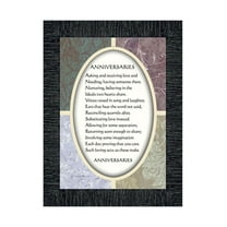 CROSSROADS HOME DCOR Anniversary 7 in x 9 in Charcoal Picture Frames