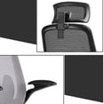 thumbnail image 4 of Silla de oficina giratoria, silla de computadora, silla de malla ergonómica para dormitorio, oficina, sala de estar, estudio, hogar Respaldo alto negro perfecl Sillas de oficina, 4 of 8