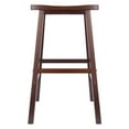 thumbnail image 4 of Winsome Satori Saddle Seat Bar Stool, Walnut, 4 of 5