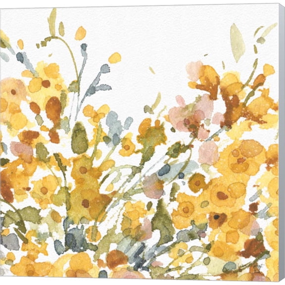 Great Art Now Happy Yellow 08A by Lisa Audit, Canvas Wall Art, 24W x 24H