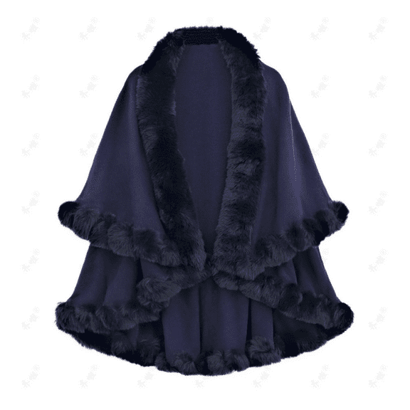 Ponchos for Women Shawls and Wraps Evening Dresses Faux Fur Collar Cloak Cape Pashmina