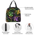 thumbnail image 4 of Honeii Mardi Gras6 Print Lunch Bag Women, Lunch Box Lunch Bag for Women Adult Men, Small Leakproof Cute Lunch Tote Large Capacity Reusable, 4 of 8
