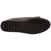 Minnetonka Womens Kilty Suede Hardsole Moccasin, Grey, 5.5 M US