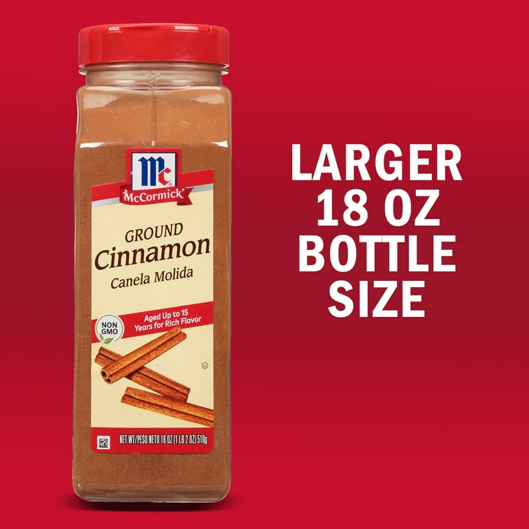 McCormick, Ground Cinnamon, 18 oz Bottle, Kosher, Deep Warm Flavor