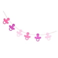 thumbnail image 1 of Lindo chupete Bunting Banner Baby Shower Bautizo Decoración colgante Niño Rosado Macarena banderines para baby shower, 1 of 8
