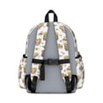 thumbnail image 3 of Highland Cow and Butterfly Print Cute School Backpack with Padded Back and Adjustable Shoulder Straps 13.4"x11"x4.7", 3 of 5
