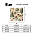 thumbnail image 5 of Christmas Pillow Covers and Throw Pillow Inserts - Set of 2, Available in 16x16, 18x18, and 20x20 Inches, Featuring Unique Patterns for Home Decor, 5 of 6