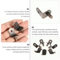 thumbnail image 4 of MasteelfCA 50pcs Bracket L-shaped Support Pin L-shaped Shelf Bracket Pegs with Hole for Cabinet, 4 of 8