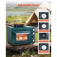 thumbnail image 5 of All-in-One Portable Outdoor Oven and Gas Burner  Easy Setup 2-in-1 Camping Stove Combo with Precise Adjustable Heat for Baking Bread and Cooking, 5 of 11