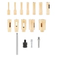 thumbnail image 2 of Colaxi 16 Pieces Diamond Saw Drill Bit Set Thread for Marble Brick Concrete Accessories Portable Easily Install with Storage Box, 2 of 8