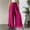 04-Hot Pink, variant on Women's Tendy Chiffon Flowy Wide Leg Pants, Palazzo Beach Skin-Friendly Gaucho Trousers for Vacation Casual Yoga 04-Hot Pink M