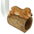 thumbnail image 1 of Design Toscano QM13067 Golden Retriever Puppy Dog Gutter Guardian Downspout Statue, Full Color, 1 of 1